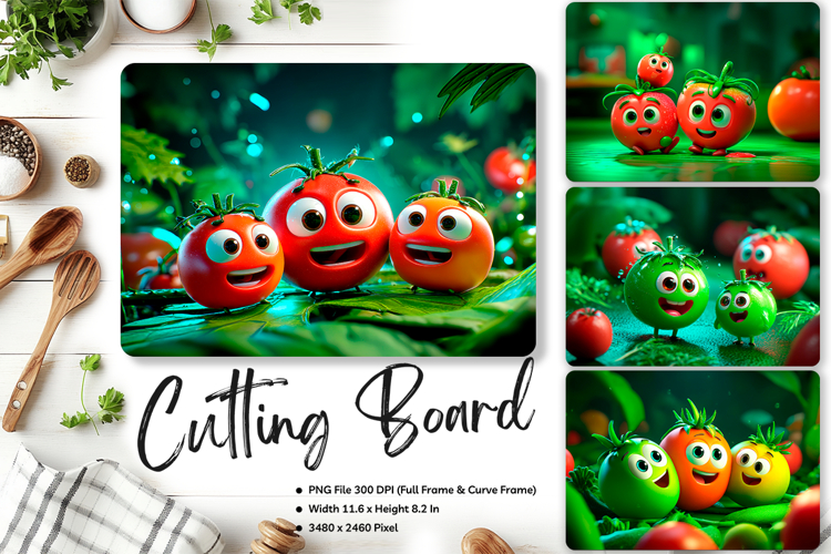Fruit Cutting Board Tomato Chopping Board Printables