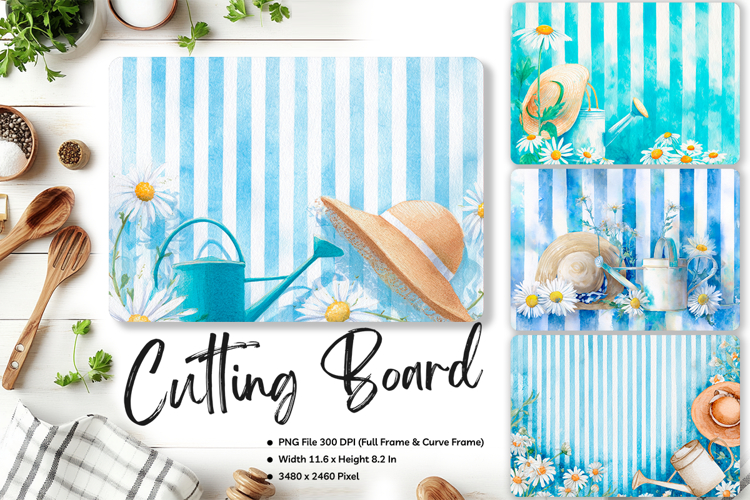 Flower Cutting Board Kitchen Chopping Board Sublimation_168