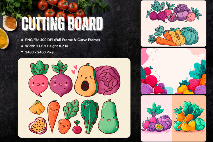 Cooking Cutting Board Vegetable Chopping Board Design_18 example image 1