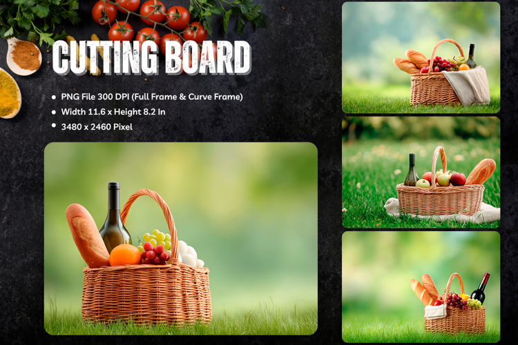 Fruit Cutting Board Mix fruit Chopping Board Printables_3