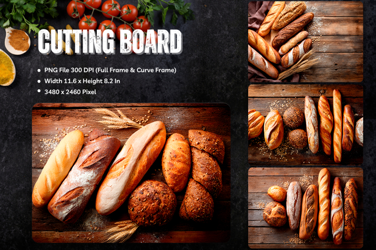 Daily Bread Cutting Board Baking Tools Chopping Board