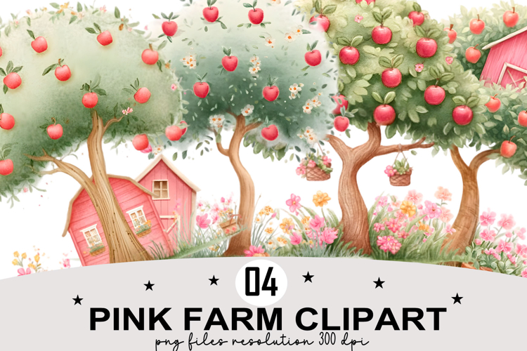 Farm Scene Clipart Image 3