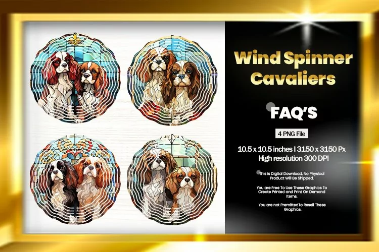 Cavaliers Wind Spinner Sublimation - 04 Variations