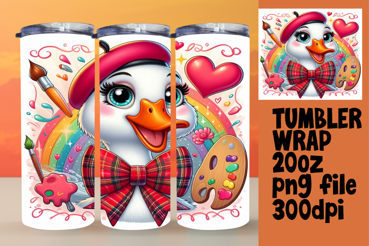 Personalized 20oz Tumbler Gift , Goose