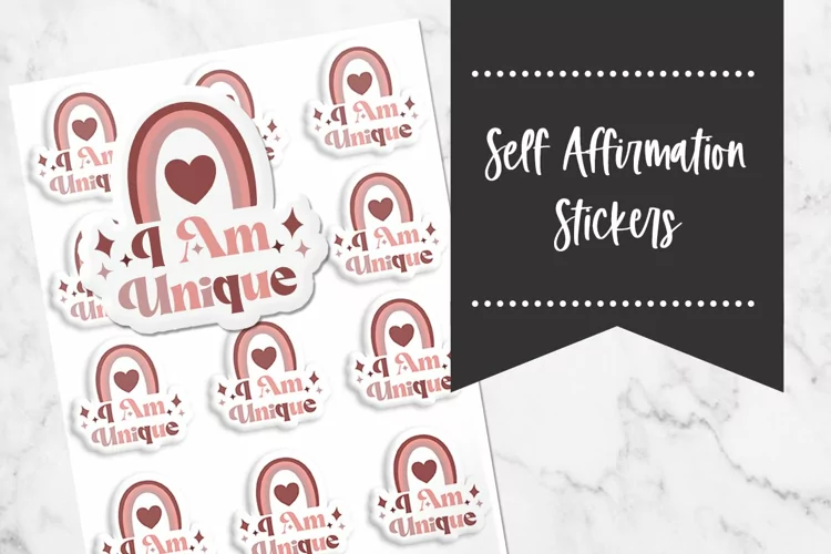 I Am Unique | Self Affirmation Sticker