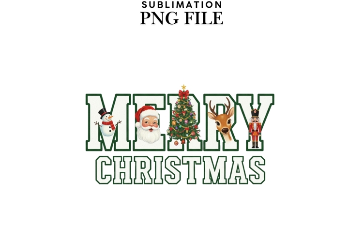 Christmas words png design for T-shirts