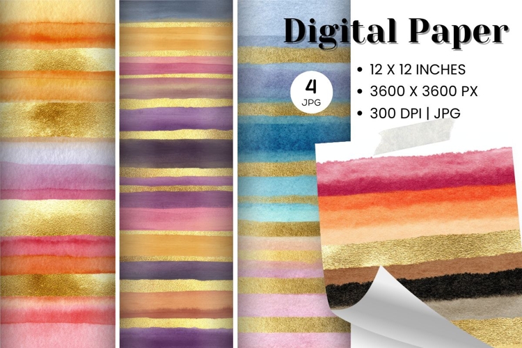 Stripe Pattern Background Gift Wrap Wallpaper Digital Paper