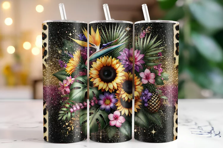 Sunflowers Tumbler Wrap | Sublimation | Tumblers