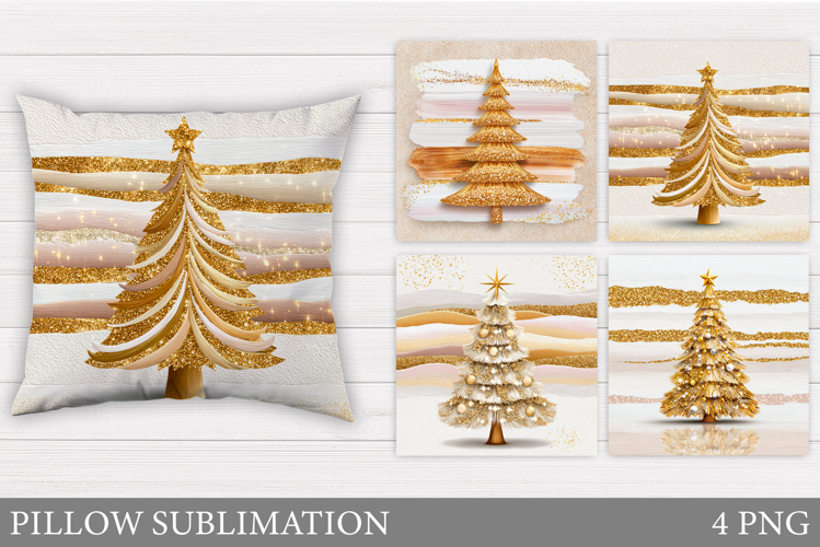 Christmas Tree Pillow Design. Christmas Tree Sublimation