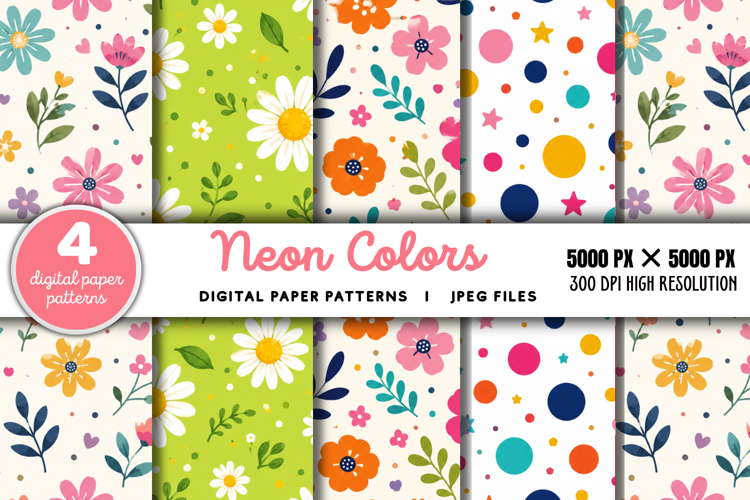 Neon Color Background Image 5