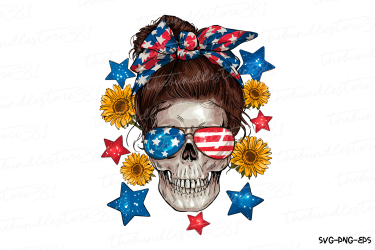 Cute Skull Svg Image 3