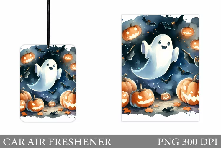 Ghost Car Air Freshener. Halloween Car Air Freshener
