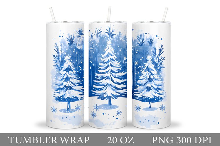 Christmas Tree Tumbler Sublimation. Christmas Tumbler Design