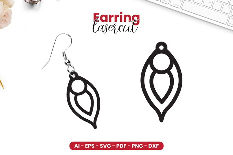 Earring LaserCut - Lasercut File