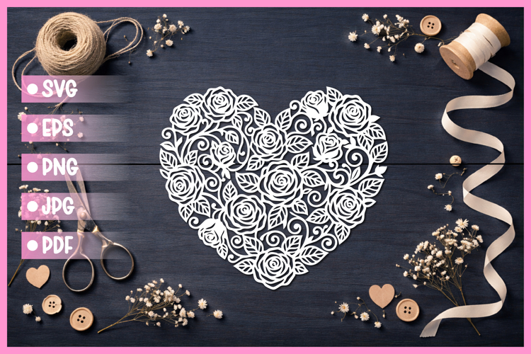 Heart Valentine Svg Image 11