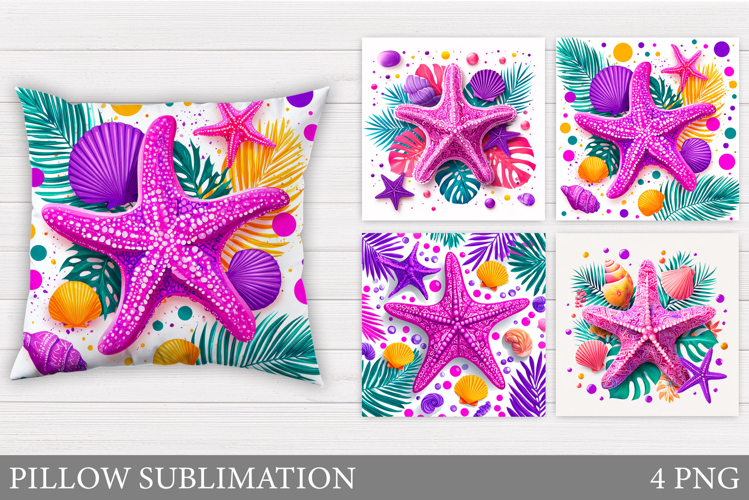 Starfish Pillow Sublimation. Starfish Sublimation