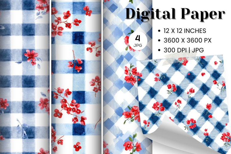 Patriotic Flower Background USA Flower 4of July Wallpaper_2