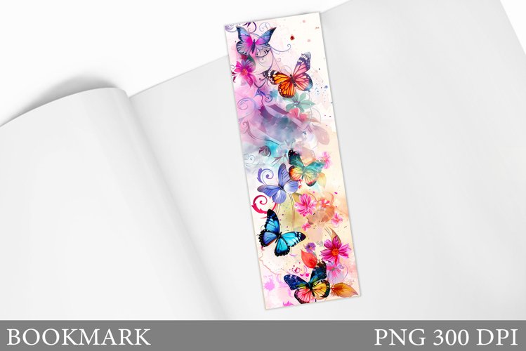 Butterfly Bookmark Sublimation. Butterflies Bookmark Design