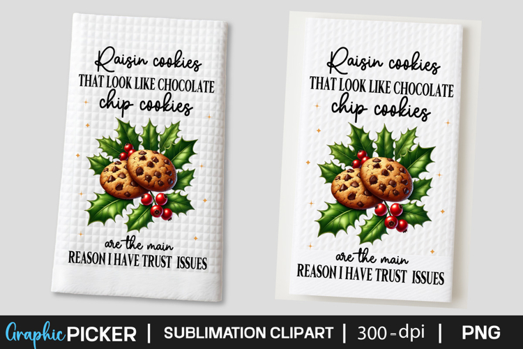 Funny Christmas Kitchen Towel PNG | Christmas Kitchen Towel