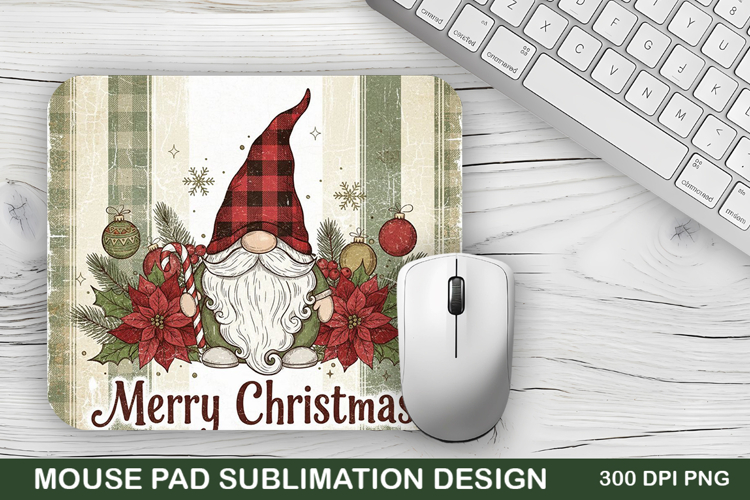 Merry Christmas Mouse Pad Sublimation - Christmas Design