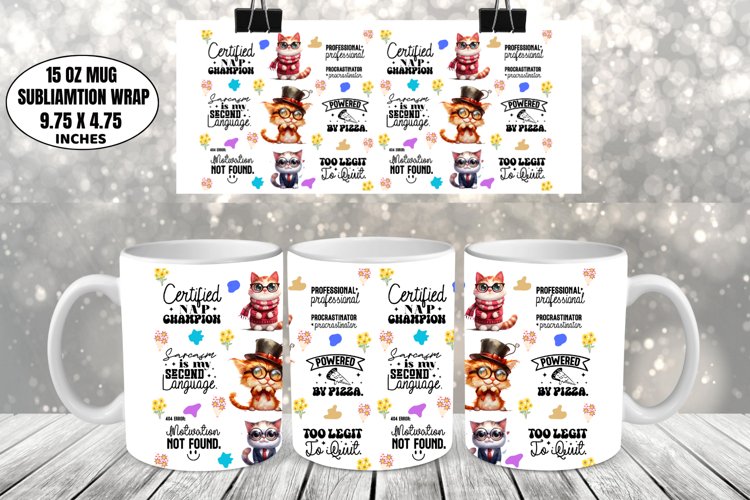 Funny Mug Wrap Sublimation, Funny Mug Design
