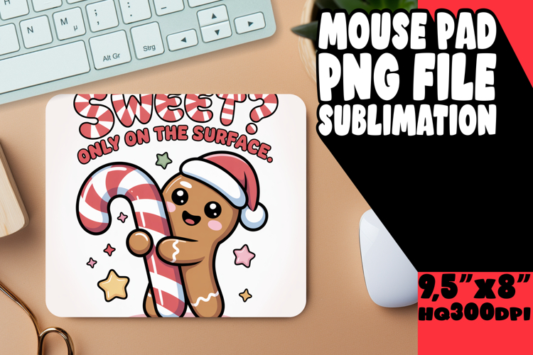 BRIGHT MOUSE PAD SUBLIMATION STYLE, Kawaii Food