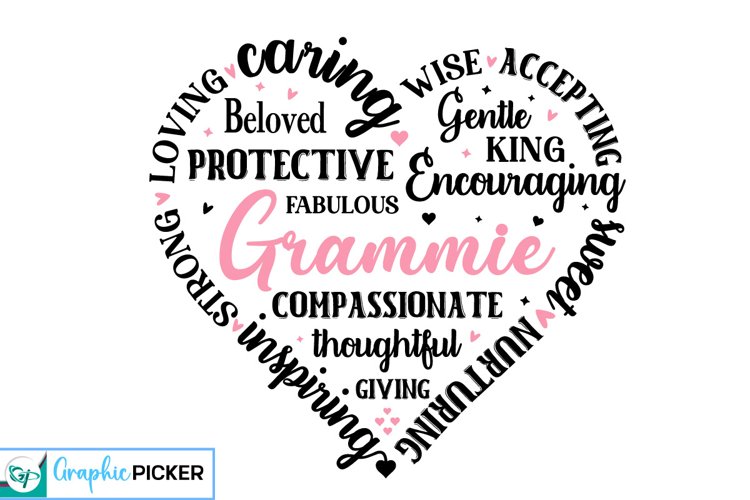 Grandma Heart Svg Image 3