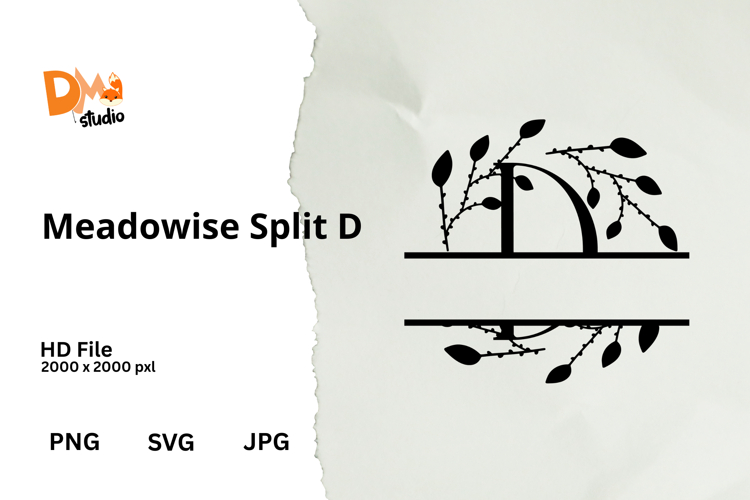 Floral Monogram Letter Svg Image 4