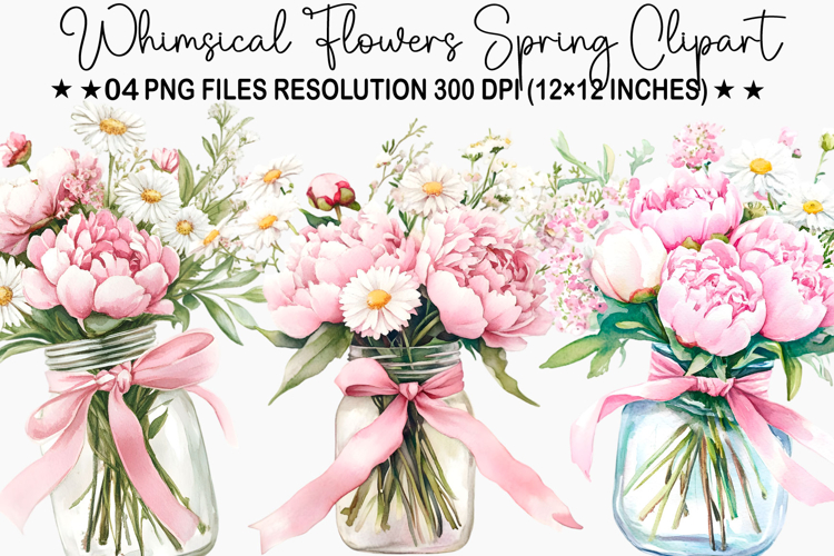 Watercolor Flower Clipart Image 13