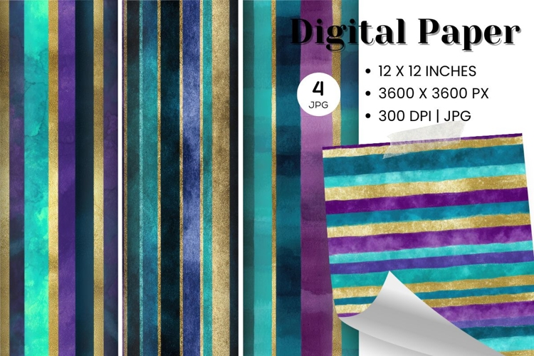 Stripe Pattern Background Gift Wrap Wallpaper Digital Paper