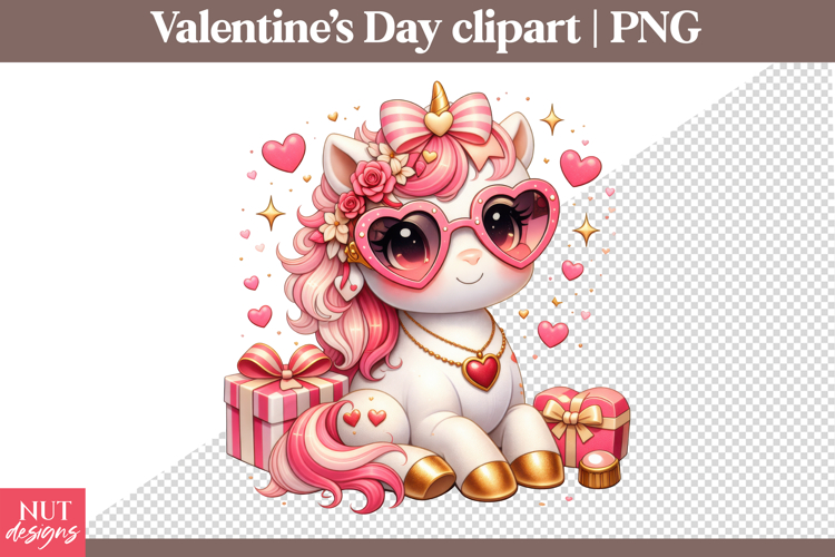 Valentines day clipart Valentine Unicorn Funny sublimation