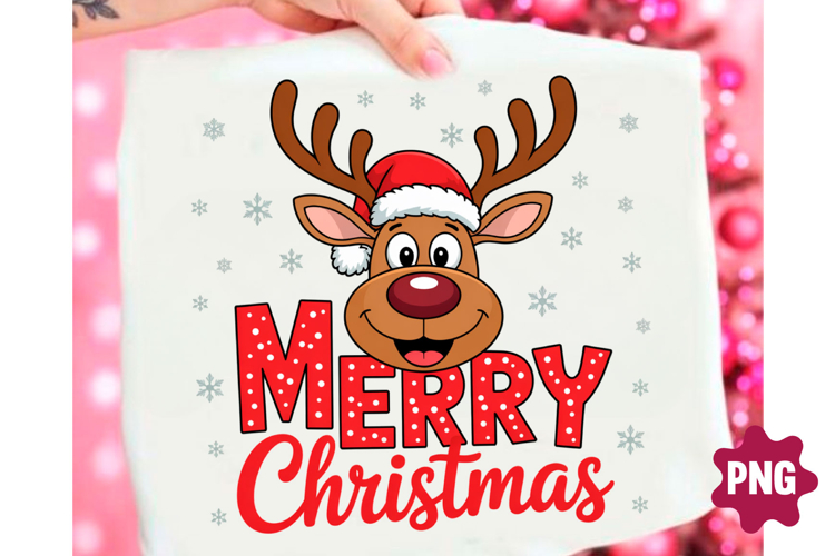 Merry Christmas Sublimation Png Design