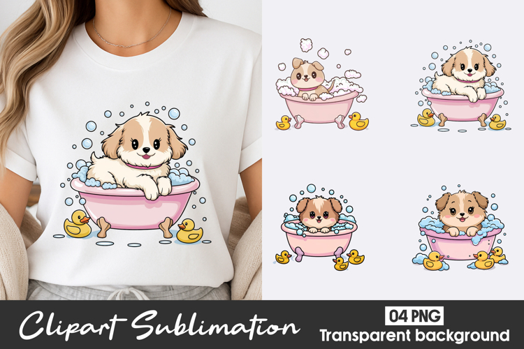 Cute Puppy Clipart Image 10