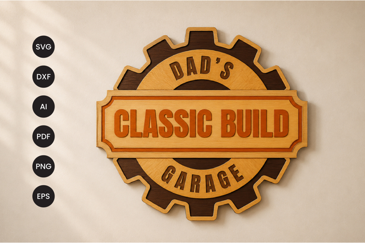Dad's Garage Svg