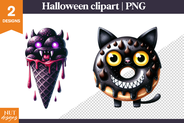 Cute Halloween Clipart Creepy Halloween Sweets Clipart