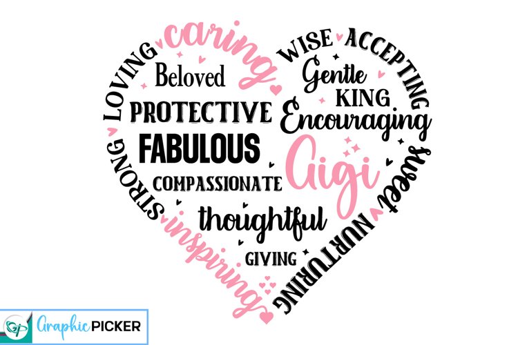 Grandma Heart Svg Image 4