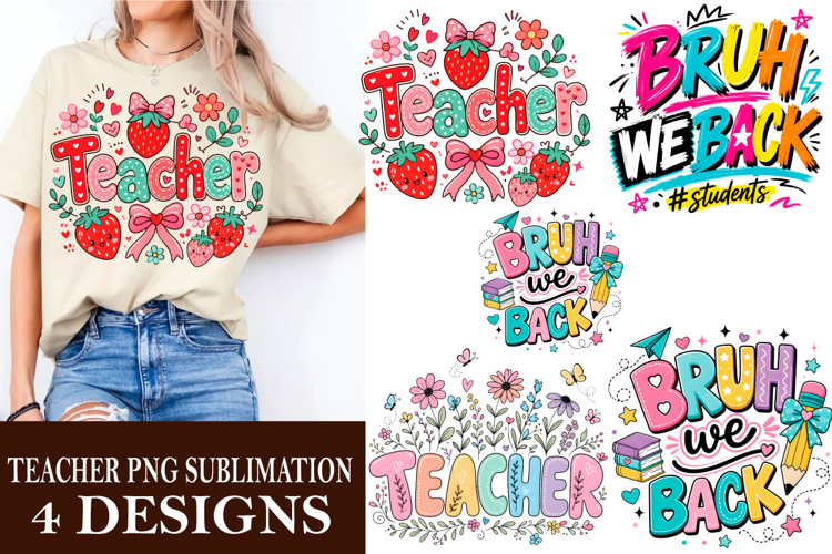 Teacher Sublimation PNG