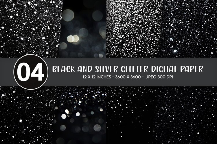 Silver Glitter Background Image 5