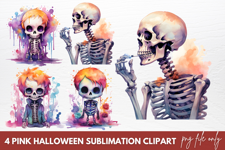 Pink halloween Sublimation Clipart