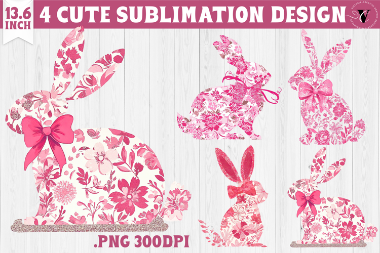 Easter Bunny Silhouette Image 2