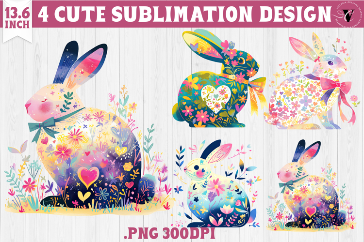 Easter Bunny Silhouette Image 5