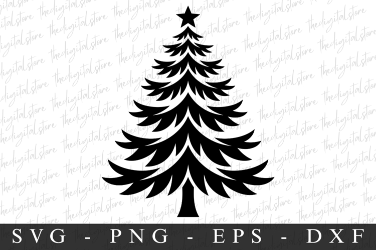Merry Christmas Tree Svg Image 3
