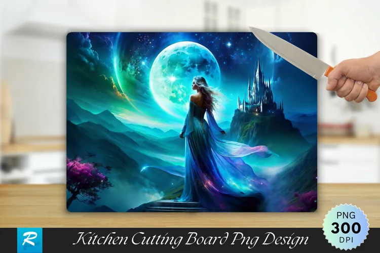 Horror Cutting Board Sublimation Design