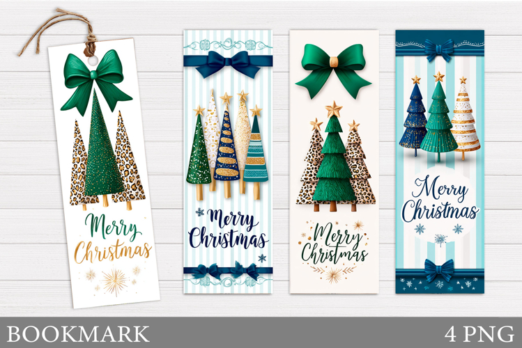 Christmas Tree Bookmark. Christmas Bookmark Sublimation