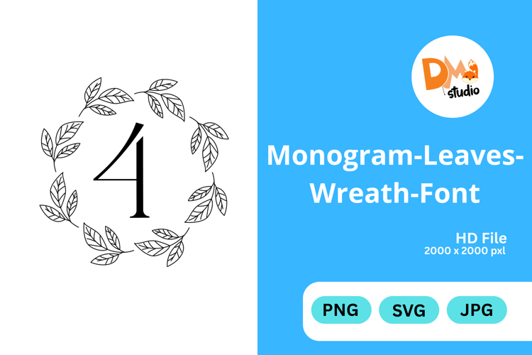 Floral Wreath Clipart Image 8