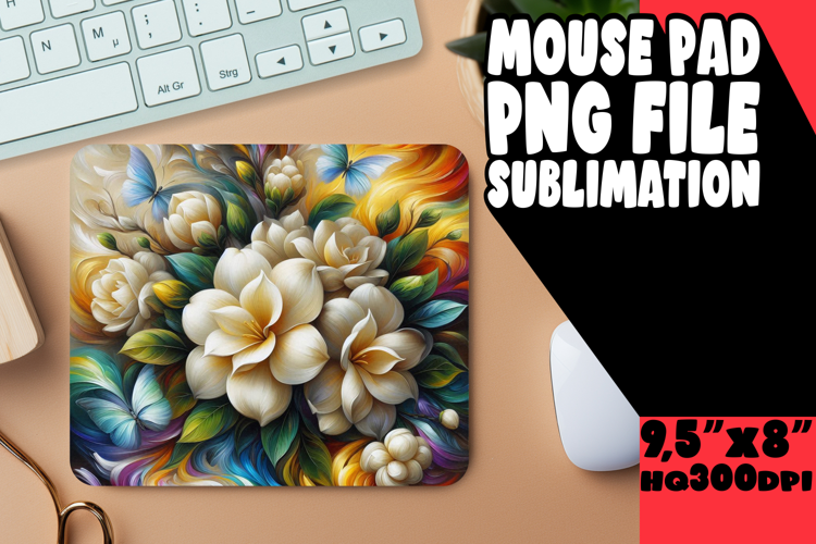 Unique MOUSE MAT Gift Ideas, Flowers