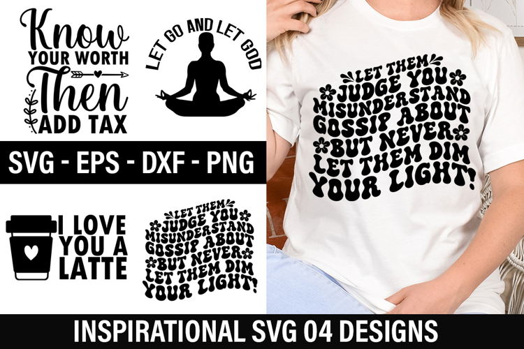 Inspirational SVG Design - let them judge you misunderstand