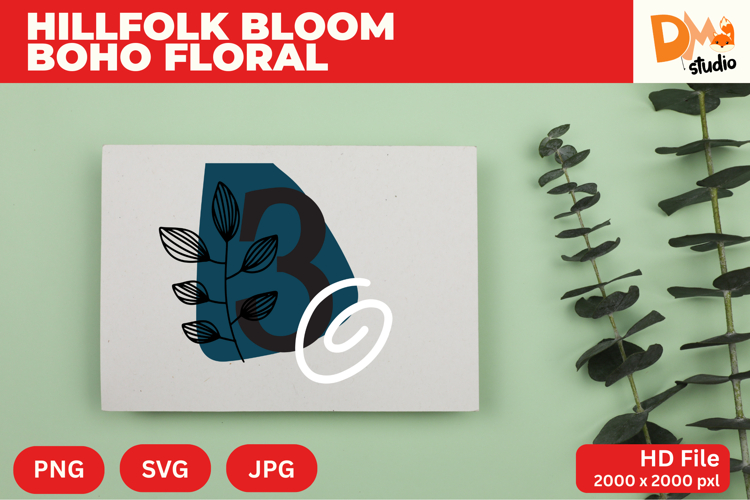Boho Floral Svg Image 6