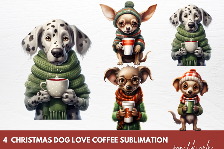 Christmas Dog Clipart Image 16