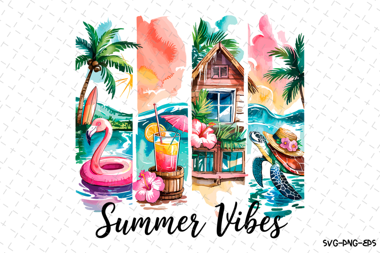Summer Vibes Svg Image 24